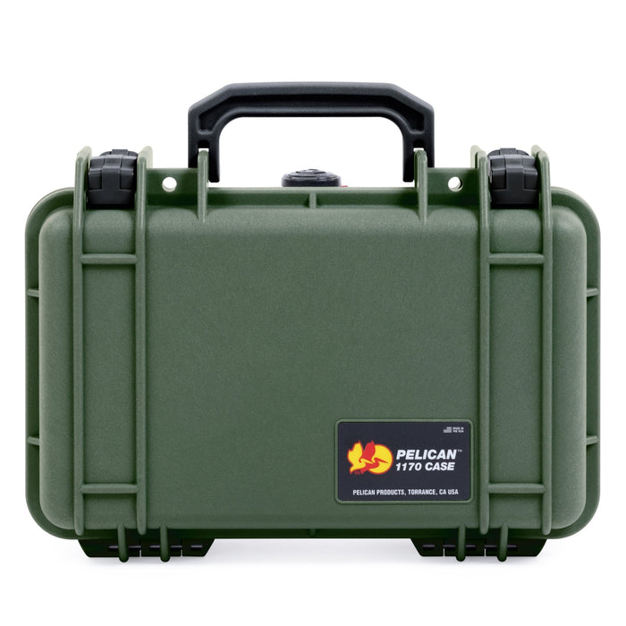 Pelican 1170 Case - OD Green & Black - None (Case Only)