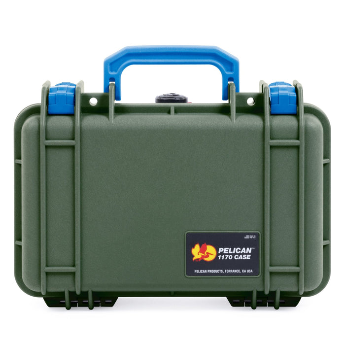 Pelican 1170 Case - OD Green & Blue - None (Case Only)