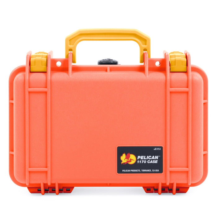 Pelican 1170 Case - Orange & Yellow - None (Case Only)