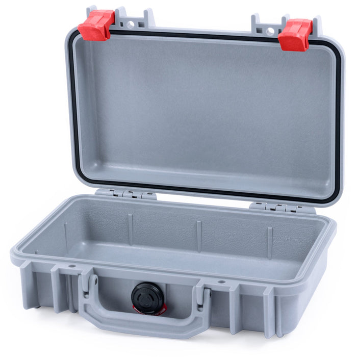 Pelican 1170 Case - Silver & Red - None (Case Only)