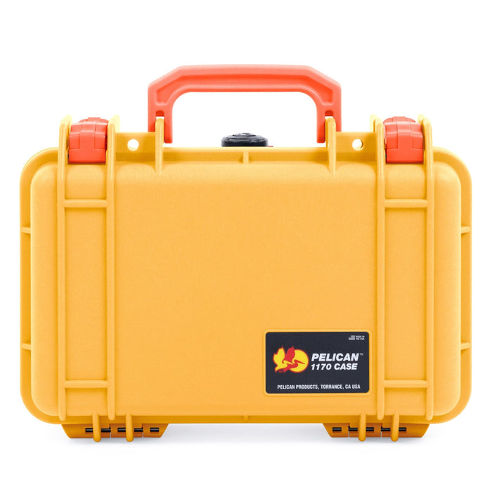 Pelican 1170 Case - Yellow & Orange - None (Case Only)