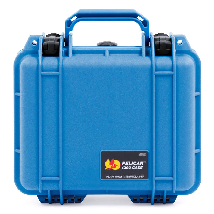 Pelican 1200 Case, Blue with Black Latches ColorCase