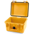Pelican 1300 Case, Yellow with Desert Tan Latches None (Case Only) ColorCase 013000-0000-240-310