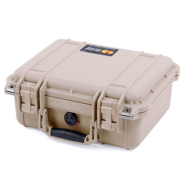 Pelican 1400 Case - Desert Tan - Flat