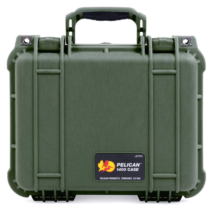 Pelican 1400 Case - OD Green - Empty
