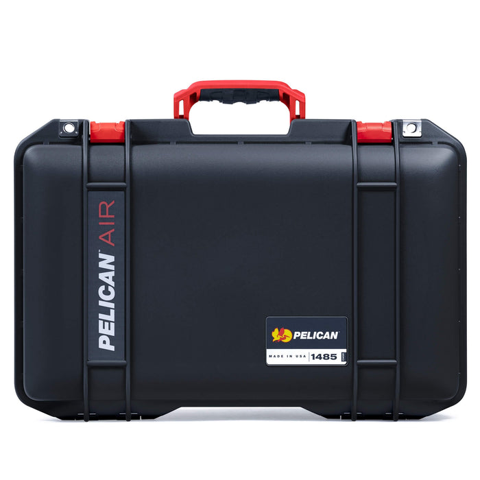 Pelican 1485 Air Case, Black with Red Latches ColorCase