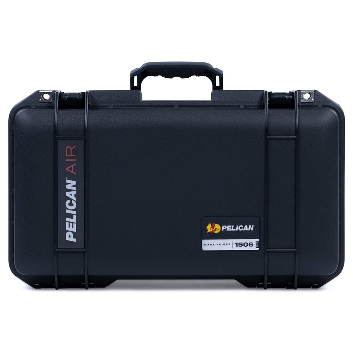 Pelican 1506 Air Case, Black - Front View Upright