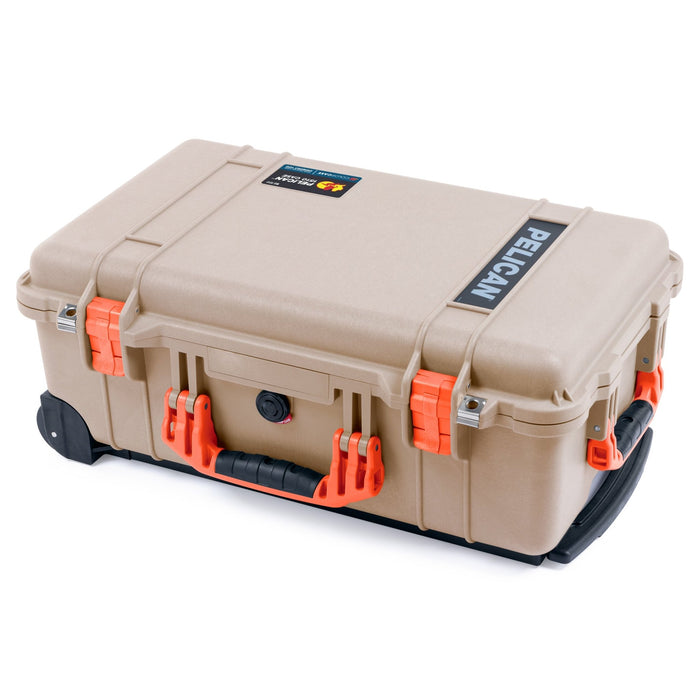 Pelican 1510 Case - Desert Tan & Orange - Empty (Case Only)