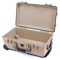 Pelican 1510 Case - Desert Tan & Silver - Empty (Case Only)