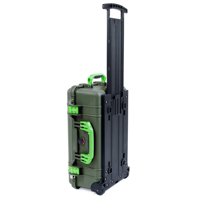 Pelican 1510 Case - OD Green & Lime Green - Empty (Case Only)