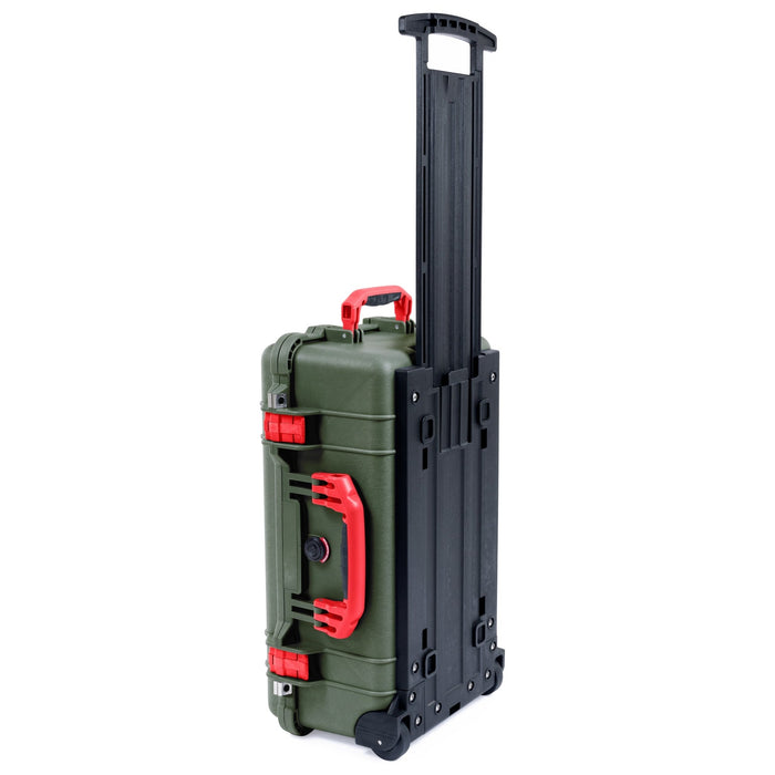 Pelican 1510 Case - OD Green & Red - Empty (Case Only)