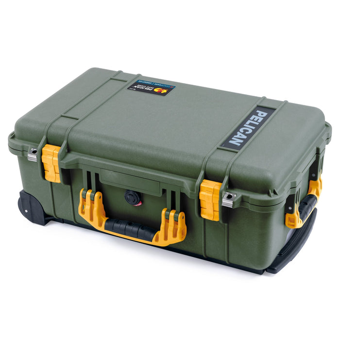 Pelican 1510 Case - OD Green & Yellow - Empty (Case Only)
