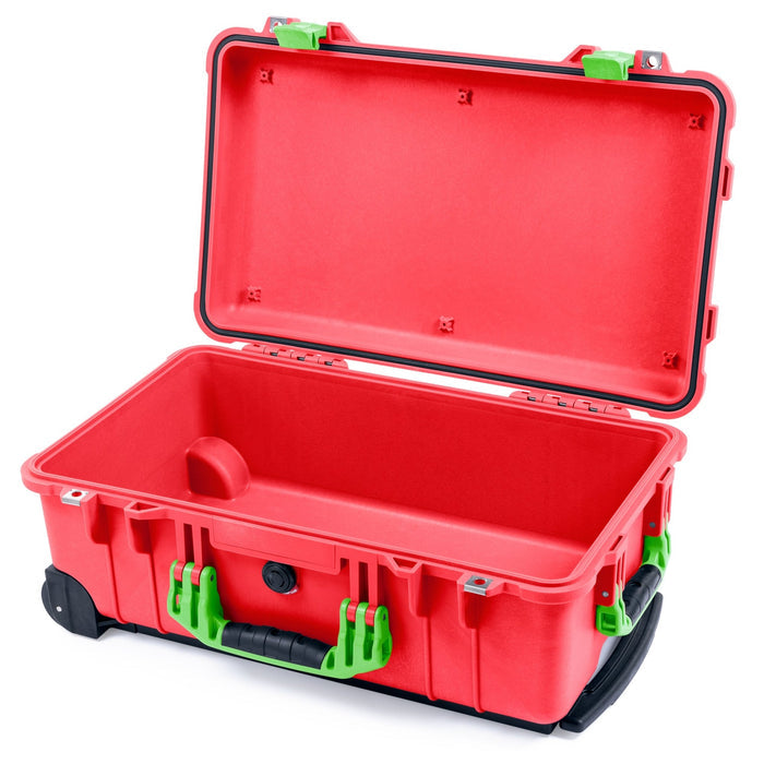 Pelican 1510 Case - Red & Lime Green - Empty (Case Only)