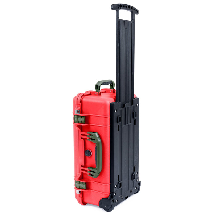 Pelican 1510 Case - Red & OD Green - Empty (Case Only)