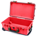 Pelican 1510 Case - Red & OD Green - Empty (Case Only)