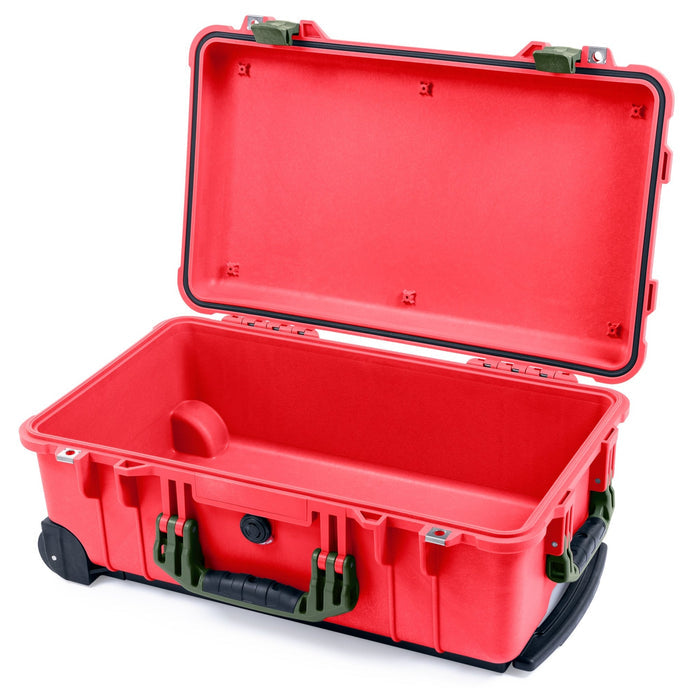 Pelican 1510 Case - Red & OD Green - Empty (Case Only)