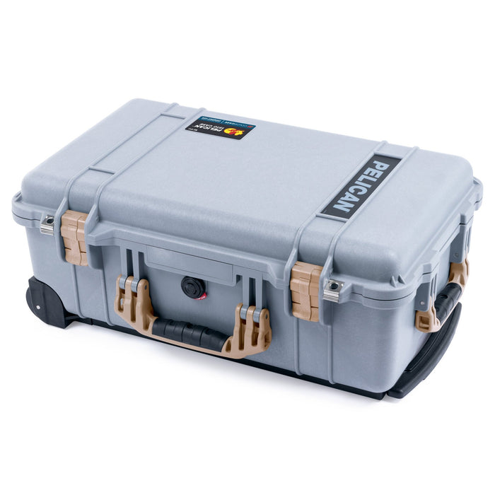 Pelican 1510 Case - Silver & Desert Tan - Empty (Case Only)