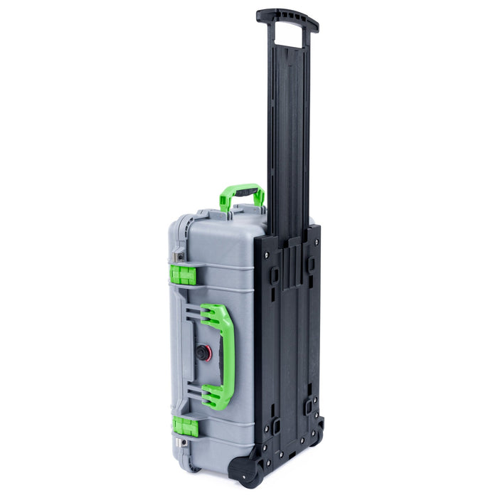 Pelican 1510 Case - Silver & Lime Green - Empty (Case Only)
