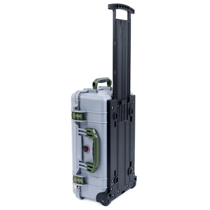 Pelican 1510 Case - Silver & OD Green - Empty (Case Only)