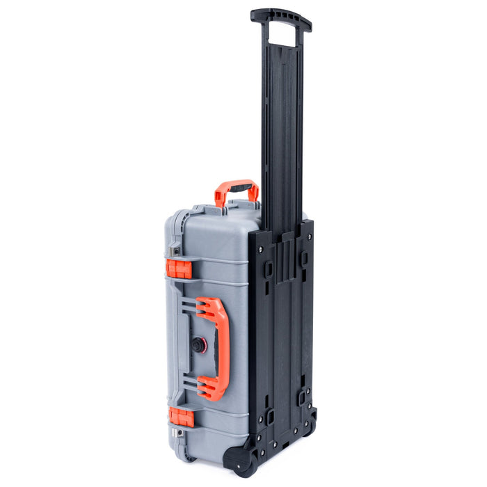Pelican 1510 Case - Silver & Orange - Empty (Case Only)