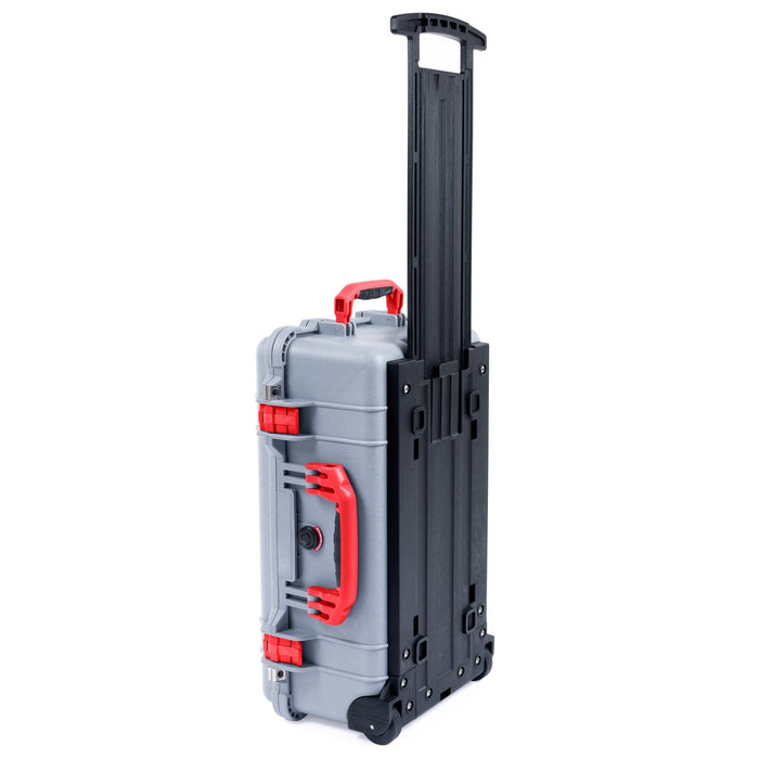 Pelican 1510 Case - Silver & Red - Empty (Case Only)