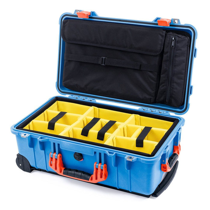 Yellow Padded Dividers / Computer Lid Pouch