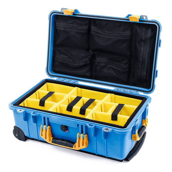 Yellow Padded Dividers / Mesh Lid Organizer