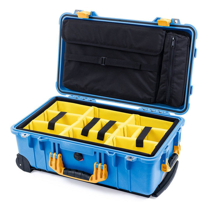 Yellow Padded Dividers / Computer Lid Pouch