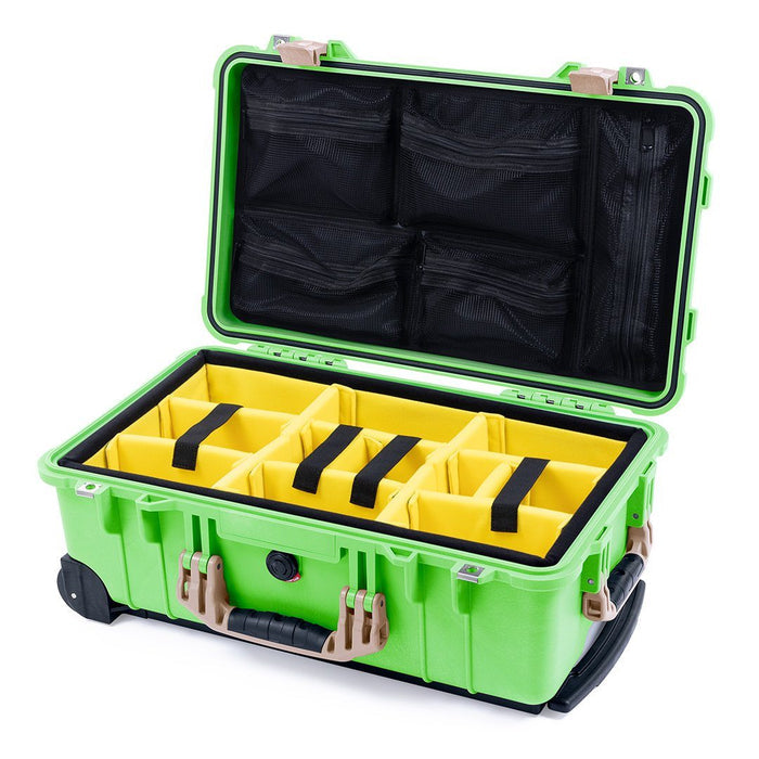 Yellow Padded Dividers / Mesh Lid Organizer