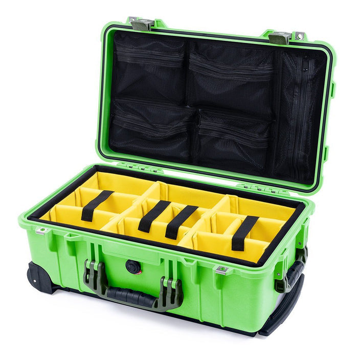 Yellow Padded Dividers / Mesh Lid Organizer