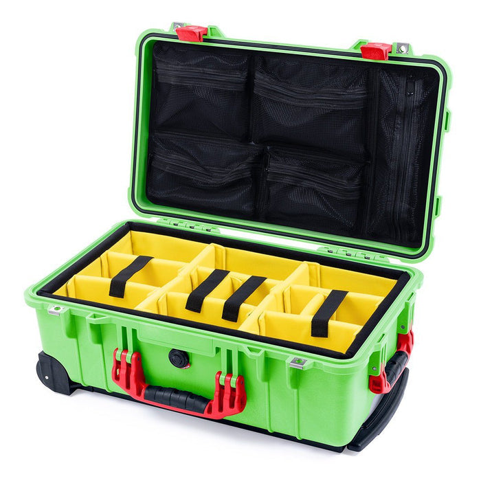 Yellow Padded Dividers / Mesh Lid Organizer