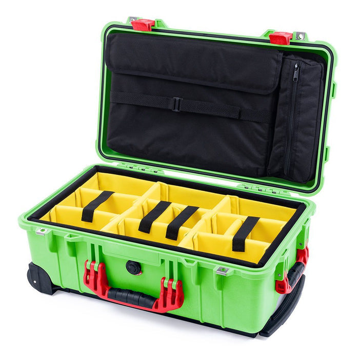 Yellow Padded Dividers / Computer Lid Pouch