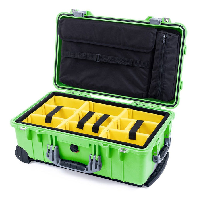 Yellow Padded Dividers / Computer Lid Pouch