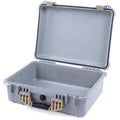 Pelican 1520 Case, Silver with Desert Tan Handle & Latches None (Case Only) ColorCase 015200-0000-180-310