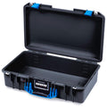 Pelican 1525 Air Case, Black with Blue Handle & Latches None (Case Only) ColorCase 015250-0000-110-121