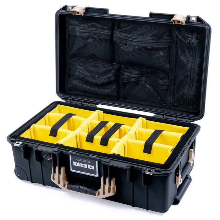 Yellow Padded Dividers / Mesh Lid Organizer