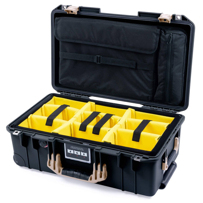 Yellow Padded Dividers / Computer Lid Pouch