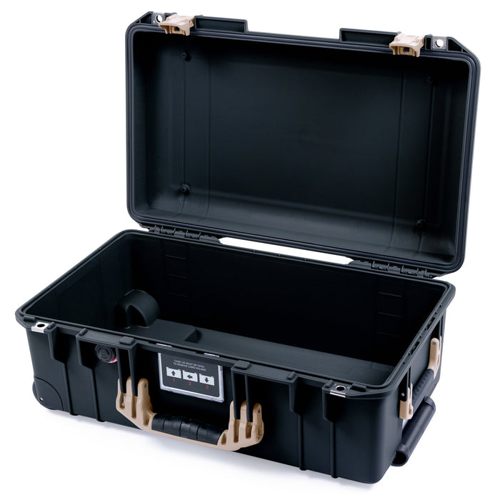 Pelican 1535 Air Carry - on Case - Black & Desert Tan - Empty