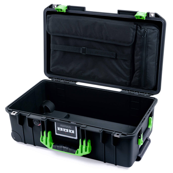 Pelican 1535 Air Carry - on Case - Black & Lime Green - Computer Lid Organizer Only