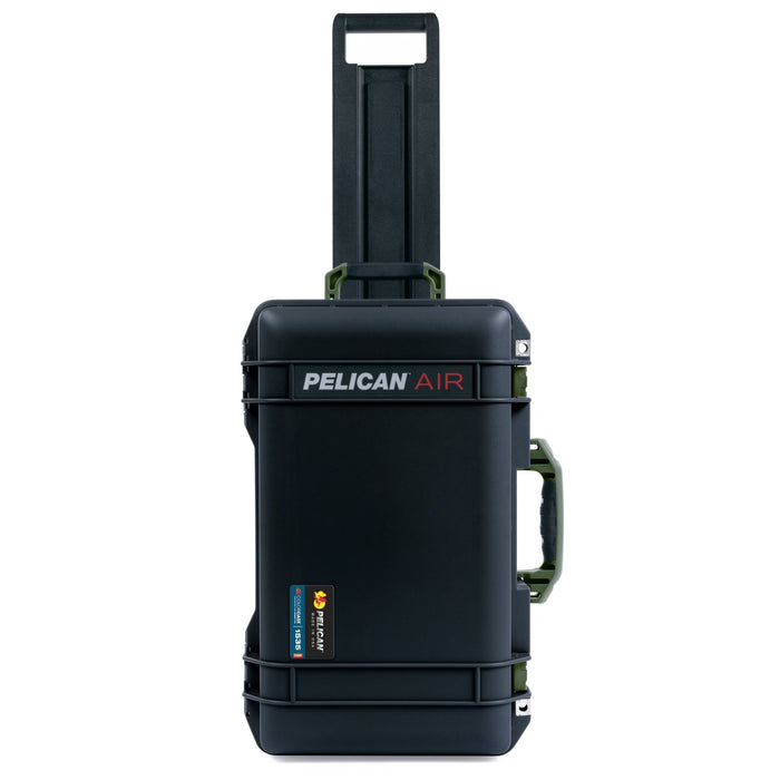 Pelican 1535 Air Carry - on Case - Black & OD Green - Empty