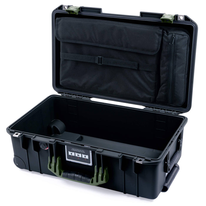 Pelican 1535 Air Carry - on Case - Black & OD Green - Computer Lid Organizer Only