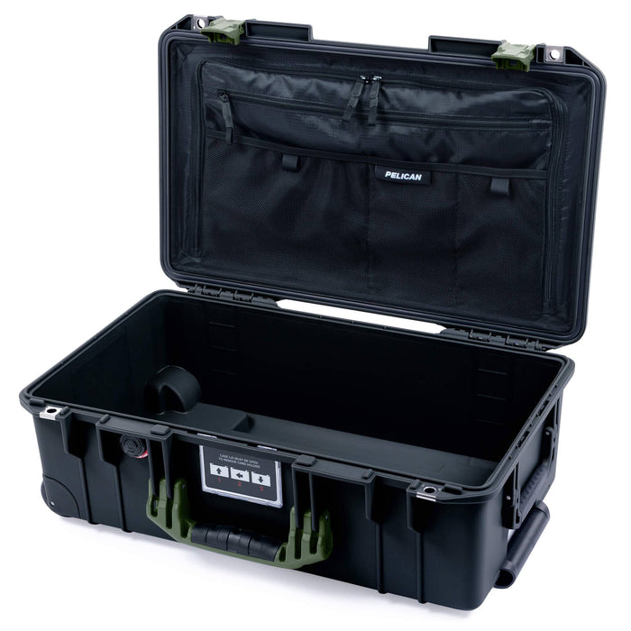 Pelican 1535 Air Carry - on Case - Black & OD Green - TRVL Lid Organizer Only