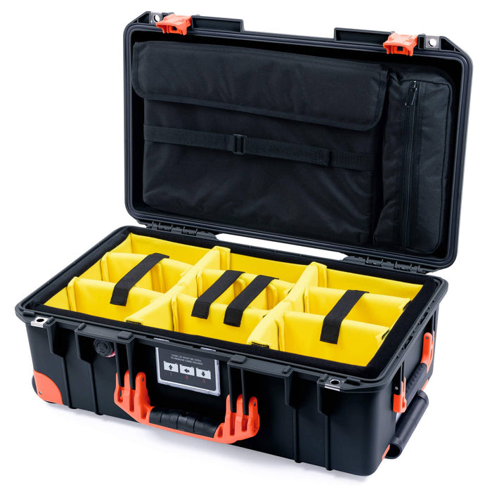 Yellow Padded Dividers / Computer Lid Pouch