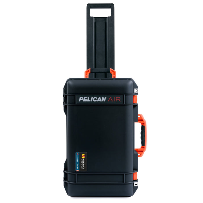 Pelican 1535 Air Carry - on Case - Black & Orange Trolley - Empty