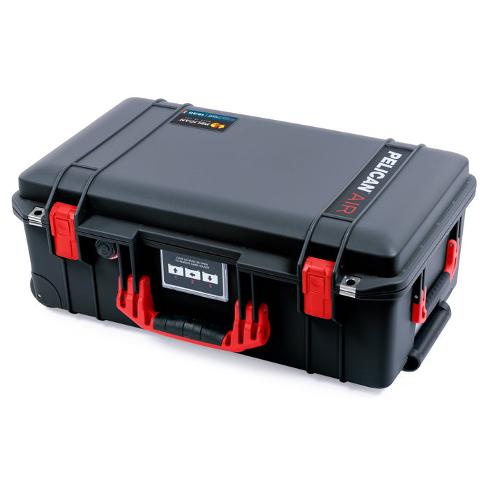 Pelican 1535 Air Carry - on Case - Black & Red - Empty