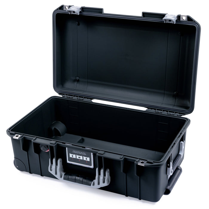 Pelican 1535 Air Carry - on Case - Black & Silver - Empty