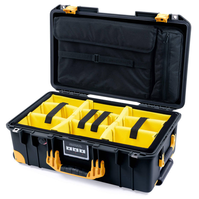 Yellow Padded Dividers / Computer Lid Pouch