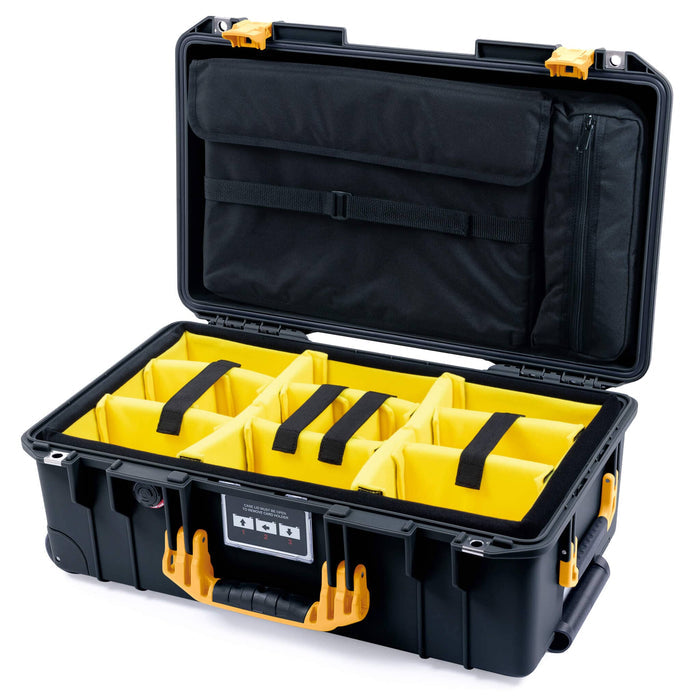Yellow Padded Dividers / Computer Lid Pouch