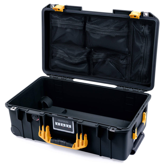 Pelican 1535 Air Carry - on Case - Black & Yellow - Mesh Lid Organizer Only