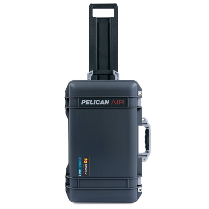 Pelican 1535 Air Carry - on Case - Charcoal & Silver Trolley - Empty